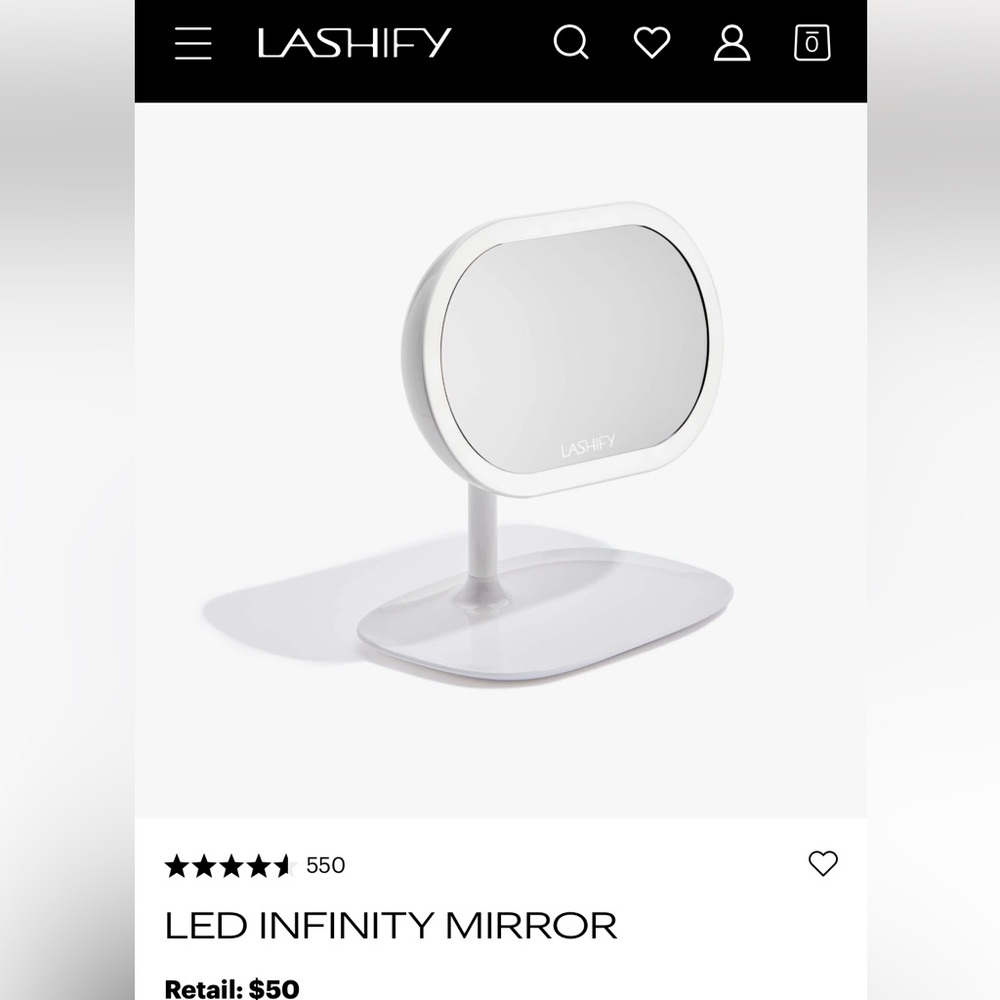 Lashify LED Vanity Mirror